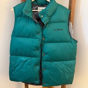 NWOT LL Bean Puffer Trail Model Down Vest '82